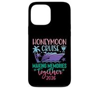 Custodia per iPhone 13 Pro Max Honeymoon Cruise 2026 Just Married Matching Couples Vacation