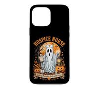Custodia per iPhone 13 Pro Max Hospice Infermiera Fantasma Halloween Zucca Cura Design