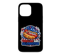 Custodia per iPhone 13 Pro Max "Hot dog patriottico alla griglia e glorioso"