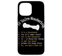 Custodia per iPhone 13 Pro Max Hoverboard Checklist Cool & Funny hoverboard Gift