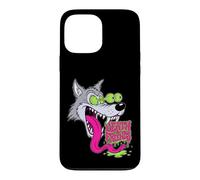Custodia per iPhone 13 Pro Max "Howling Wolf" Retro Biker Lowbrow Wolves Rockabilly 50s