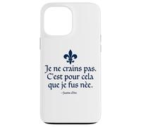 Custodia per iPhone 13 Pro Max I Am Not Afraid I Was Nat To Do This Joan of Arc Navy Ink
