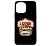 Custodia per iPhone 13 Pro Max I Cook Stuff That's What I Do Vintage Chef Cucina Divertente