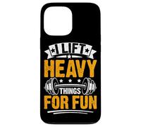 Custodia per iPhone 13 Pro Max I Life Heavy Things per divertimento
