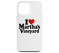Custodia per iPhone 13 Pro Max I LOVE HEART MARTHA'S VIGNETO MASSACHUSETTS