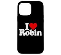 Custodia per iPhone 13 Pro Max I LOVE HEART ROBIN NOME SU UN TEE