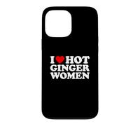 Custodia per iPhone 13 Pro Max I Love Hot Ginger Women