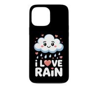 Custodia per iPhone 13 Pro Max I Love Rain Amante Pioggia Accogliente