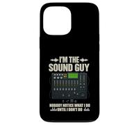 Custodia per iPhone 13 Pro Max I' m the Sound Guy Funny Audio Engineer Sound Mixing Board