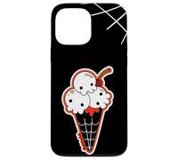 Custodia per iPhone 13 Pro Max Ice Cream Skull Spoopy Yami Kawaii Halloween Design, Spooky