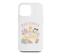 Custodia per iPhone 13 Pro Max Iced Coffee Books & Sunshine Summer Reading Spicy Book Girl