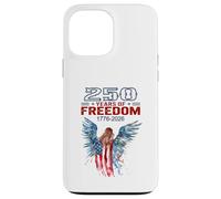 Custodia per iPhone 13 Pro Max Il 250° anniversario degli Stati Uniti celebra l'angelo e la bandiera patriottici