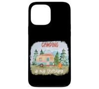 Custodia per iPhone 13 Pro Max Il campeggio è la mia terapia Camper nella foresta o nei boschi