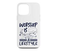 Custodia per iPhone 13 Pro Max Il culto del cristianesimo è uno stile di vita Musica Note cristiane