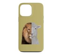 Custodia per iPhone 13 Pro Max Il leone e l'agnello