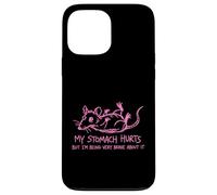 Custodia per iPhone 13 Pro Max Il mio stomaco fa male ma sono molto coraggioso umorismo correlabile