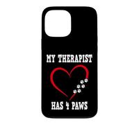 Custodia per iPhone 13 Pro Max Il mio terapeuta ha 4 zampe, proprietario del cane