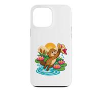 Custodia per iPhone 13 Pro Max Il topo muschiato salva il cappello da sole di Pond Ripple