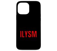 Custodia per iPhone 13 Pro Max ILYSM Retro 80s Text Slang Significativo Design Minimale