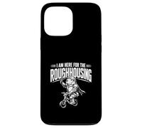 Custodia per iPhone 13 Pro Max I'm Here For The Roughhousing Funny Capybara Knight Rides