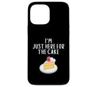 Custodia per iPhone 13 Pro Max I'm Just Here For The Cake Funny Wedding Party Costume Cakes