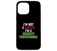 Custodia per iPhone 13 Pro Max Im Not A Hacker Im A Security Professional OPSEC Cyber Humor