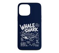 Custodia per iPhone 13 Pro Max Immersioni subacquee con squalo balena oceano biologia marina animale
