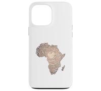 Custodia per iPhone 13 Pro Max Impronta digitale dell'Africa della melanina