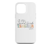 Custodia per iPhone 13 Pro Max In My Second Grade Era Retro Groovy Back to School Insegnanti