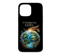 Custodia per iPhone 13 Pro Max In The Beginning GOD... Earth Genesis 1:1 Bible Verse Nature