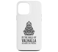 Custodia per iPhone 13 Pro Max In Valhalla The Brave Live Forever - Mitologia vichinga di Odino