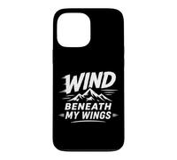 Custodia per iPhone 13 Pro Max Inspirational Mountain Quote Wind Beneath My Wings