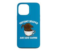 Custodia per iPhone 13 Pro Max Instant Reaper Basta Aggiungere Caffè Divertente Halloween