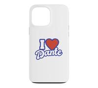 Custodia per iPhone 13 Pro Max Io amo Dante