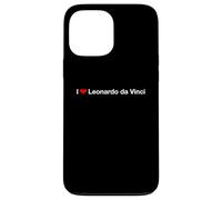 Custodia per iPhone 13 Pro Max Io amo Leonardo da Vinci