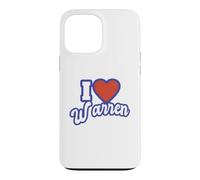 Custodia per iPhone 13 Pro Max Io amo Warren