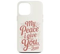 Custodia per iPhone 13 Pro Max Io ti do la mia pace. Gesù