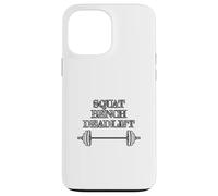Custodia per iPhone 13 Pro Max Iron Discipline - Bilanciere da banco per squat