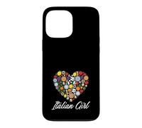 Custodia per iPhone 13 Pro Max Italian Girl Italy Pride Heart Collage