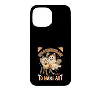 Custodia per iPhone 13 Pro Max It's A Bootiful Day To Make Art Funny Ghost Artist Halloween