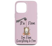 Custodia per iPhone 13 Pro Max It's fine I'm fine everything is fine funny Cute Mouse Rat
