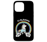 Custodia per iPhone 13 Pro Max It's My 10th Birthday Cute Unicorn 10 Year Old Girls