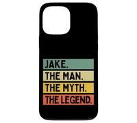 Custodia per iPhone 13 Pro Max Jake The Man The Myth The Legend Citazione personalizzata divertente