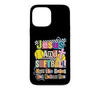 Custodia per iPhone 13 Pro Max Jesus And Softball Run The Bases Set Before You