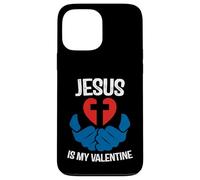 Custodia per iPhone 13 Pro Max Jesus is My Valentine Funny Valentines Loves Christ Love Day