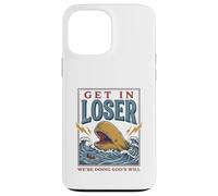 Custodia per iPhone 13 Pro Max Jonah and the Whale Funny Christian Bible Story God