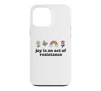 Custodia per iPhone 13 Pro Max Joy is an Act of Resistance Rainbow Pride Month Human Rights
