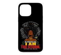 Custodia per iPhone 13 Pro Max Juneteenth La tempesta 1865 Nero Donne Nero Storia Mese