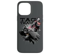 Custodia per iPhone 13 Pro Max Justice League Batman & Superman Tag Team