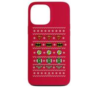 Custodia per iPhone 13 Pro Max Justice League Justice Shields Christmas Sweater
